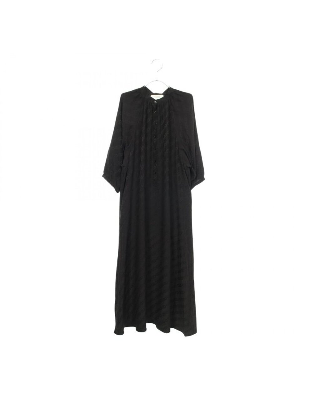 Celine Dress Triomphe Chain Pattern Silk All Over Print